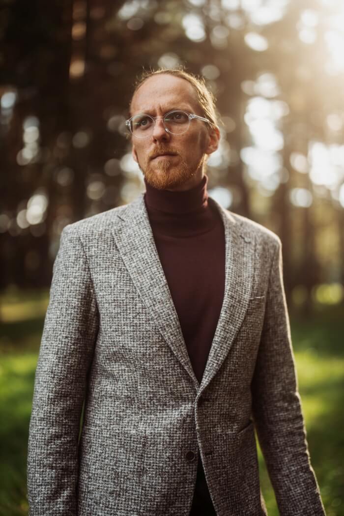 Lilekový bavlněný rolák