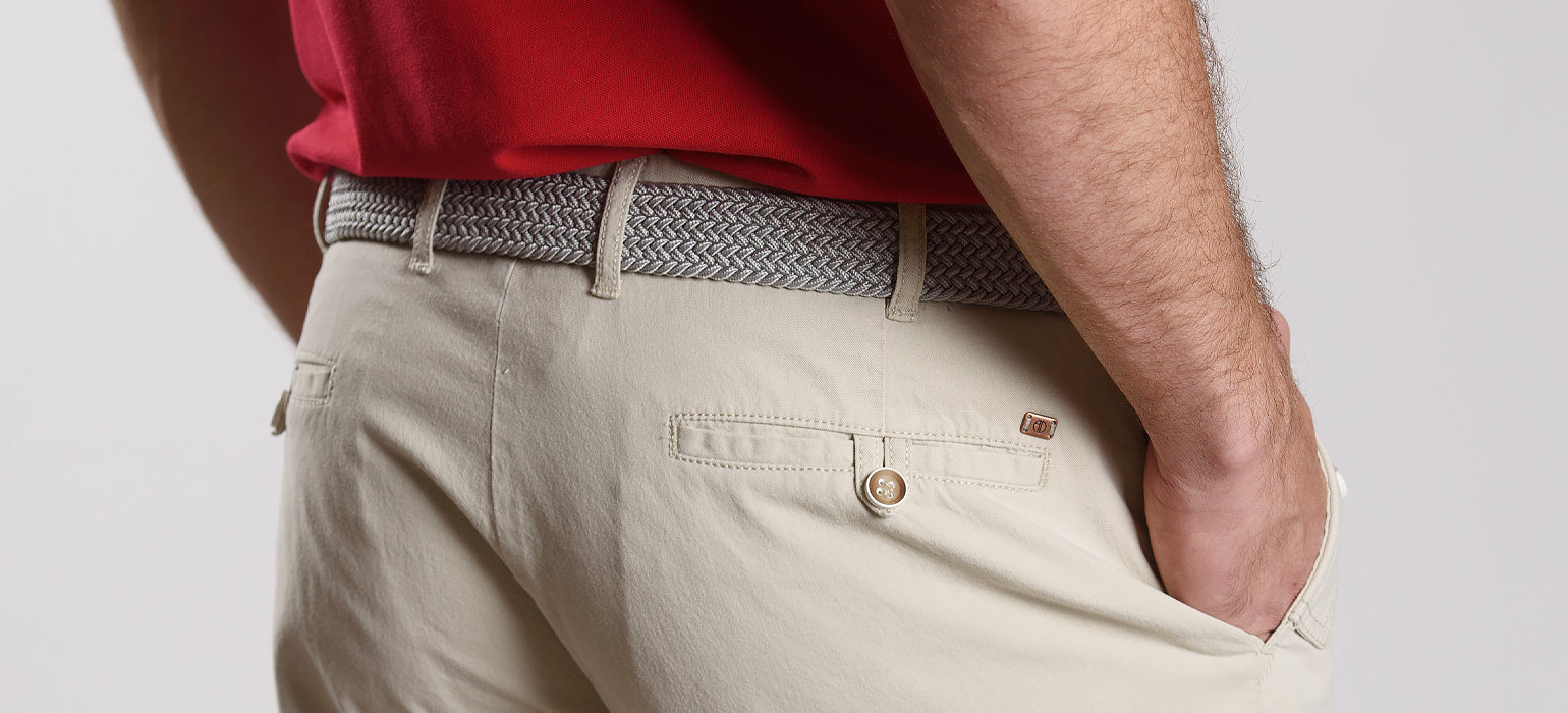 Béžové krátke nohavice