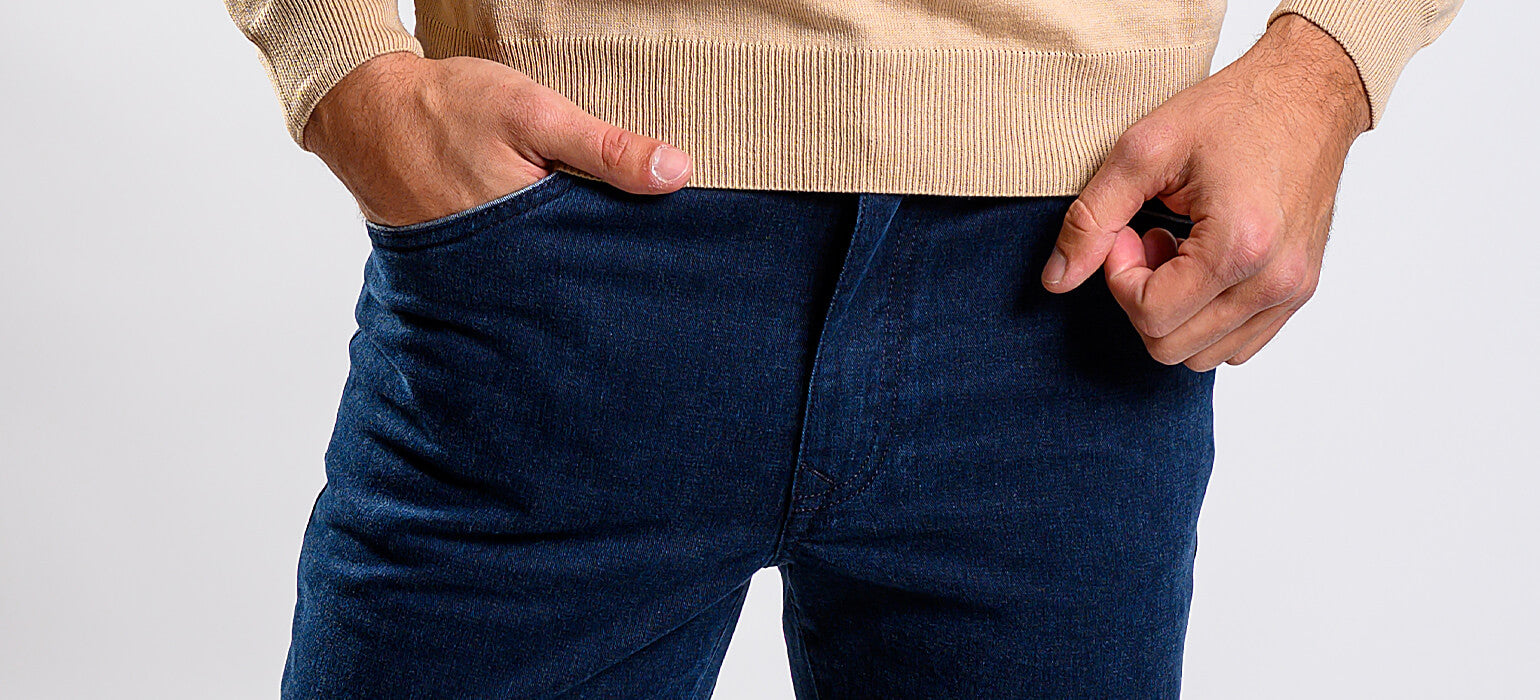 Béžový bavlněný polorolák