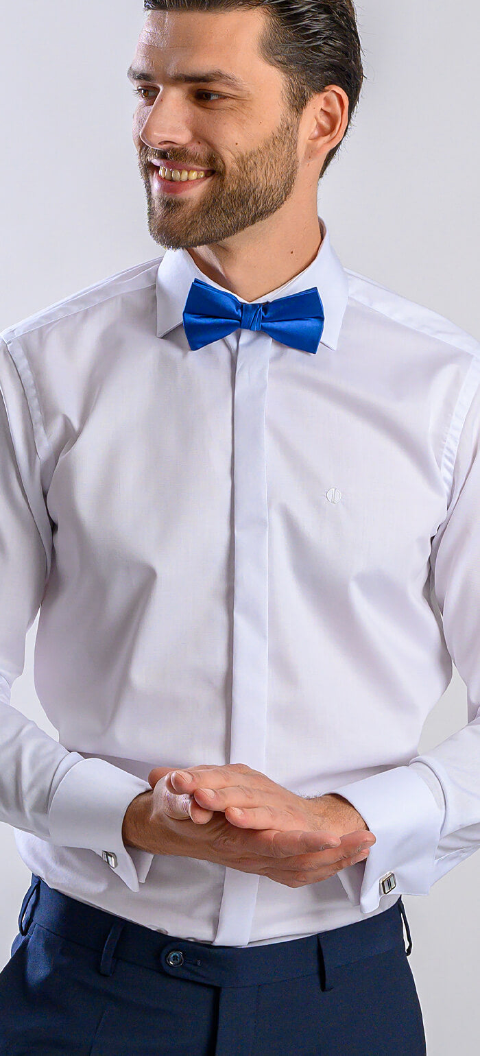 Bílá společenská Extra Slim Fit košile
