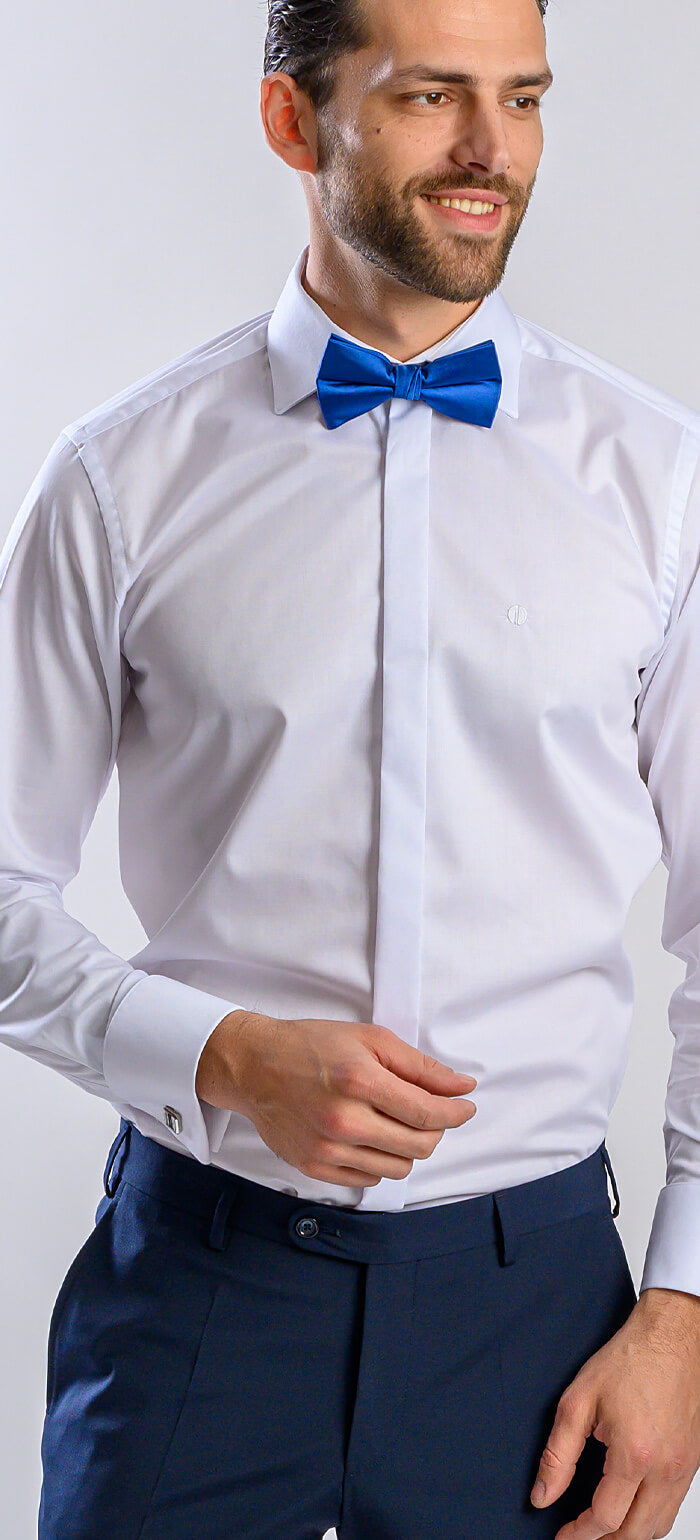 Bílá společenská Extra Slim Fit košile
