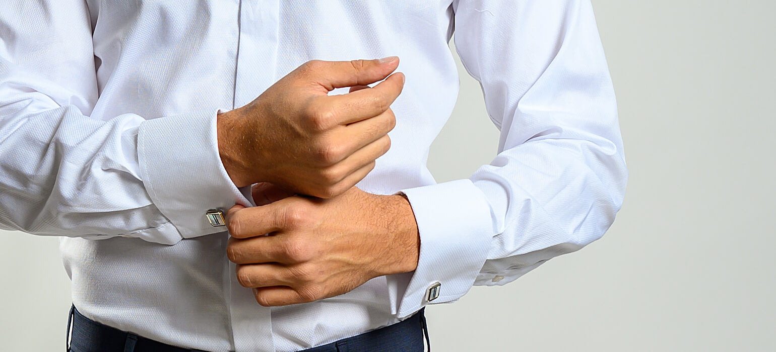 Biela spoločenská Slim Fit košeľa