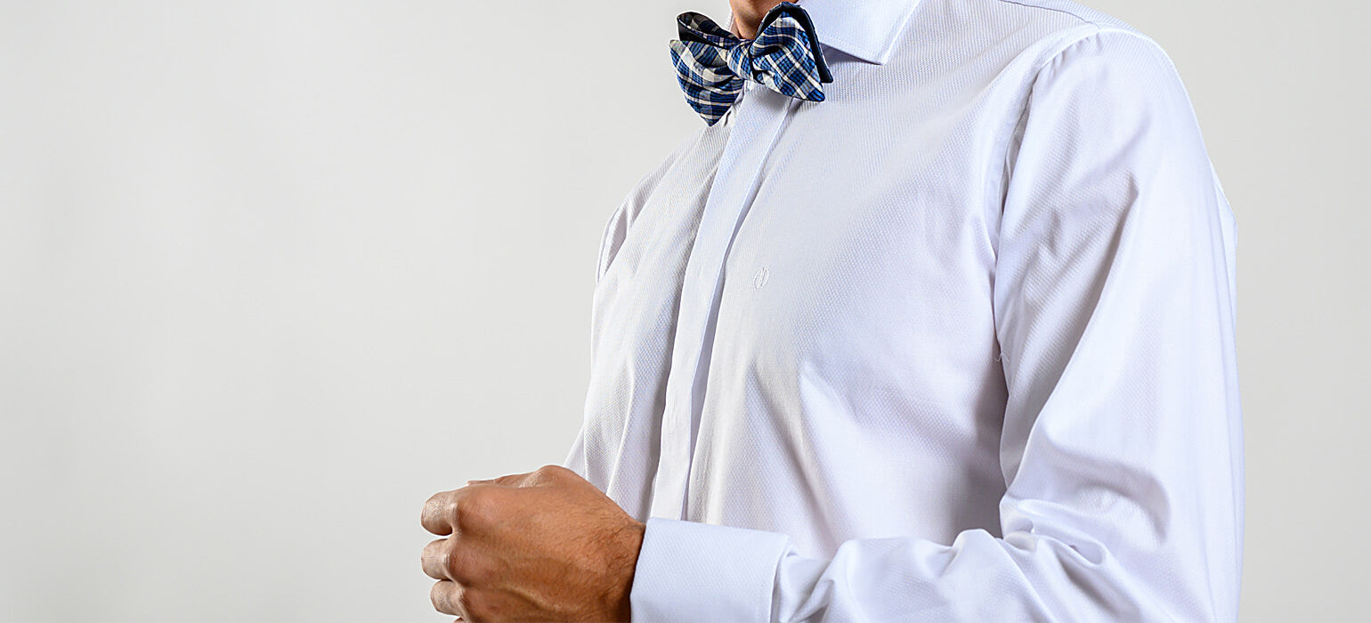 Biela spoločenská Slim Fit košeľa