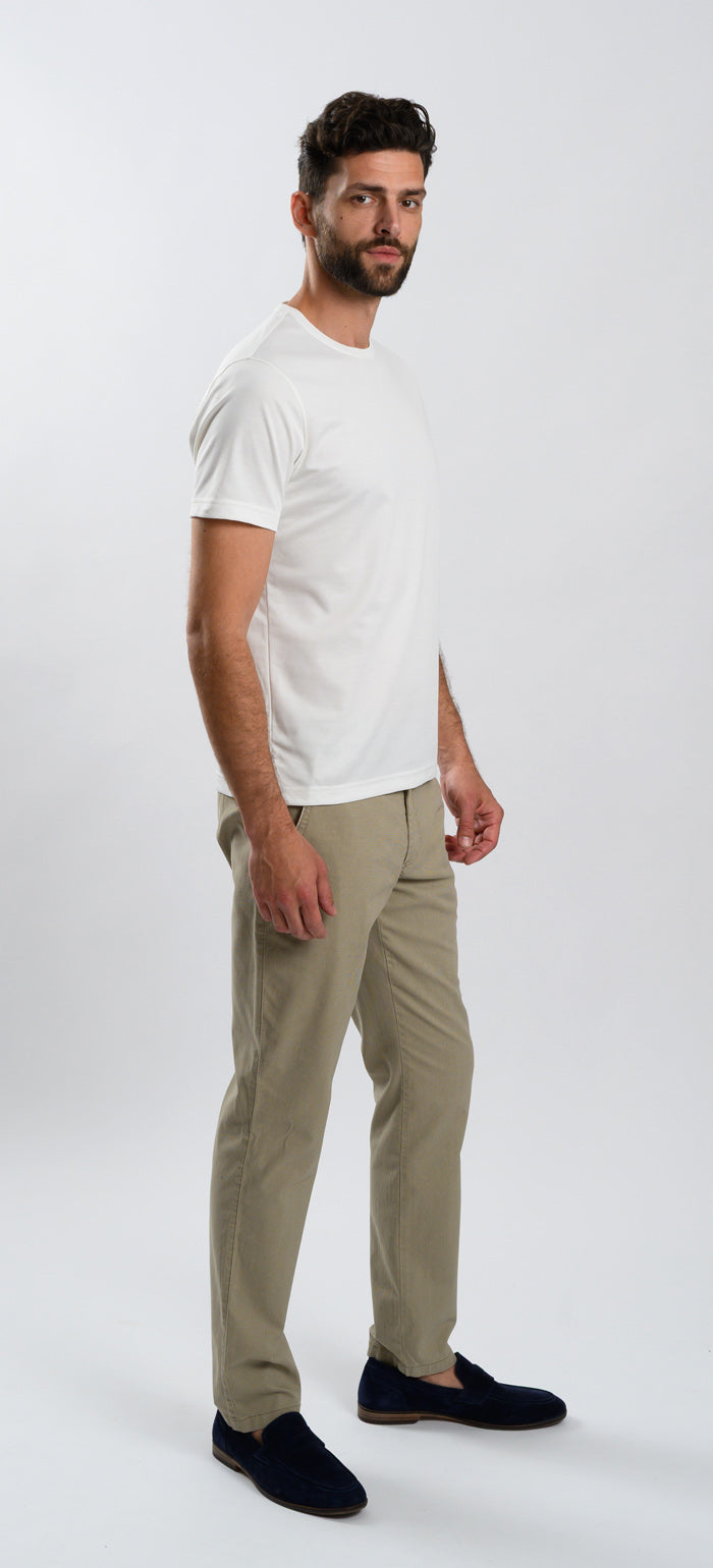 Biele krémové tričko