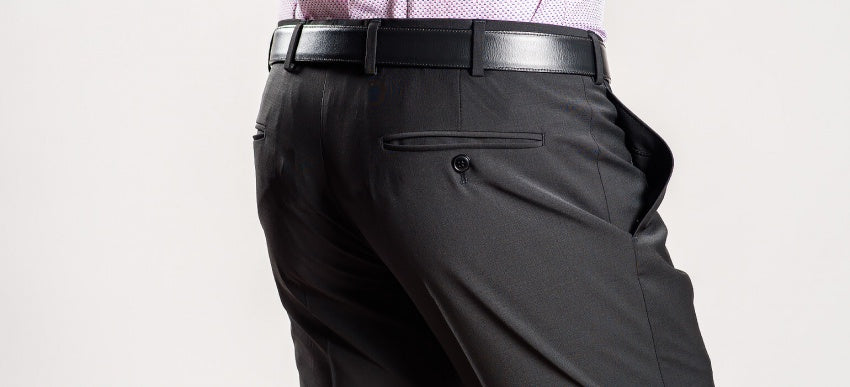 Černé Basic oblekové kalhoty XL velikosti