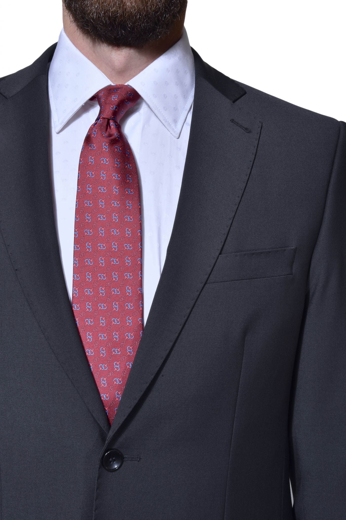 Čierny Slim Fit business oblek