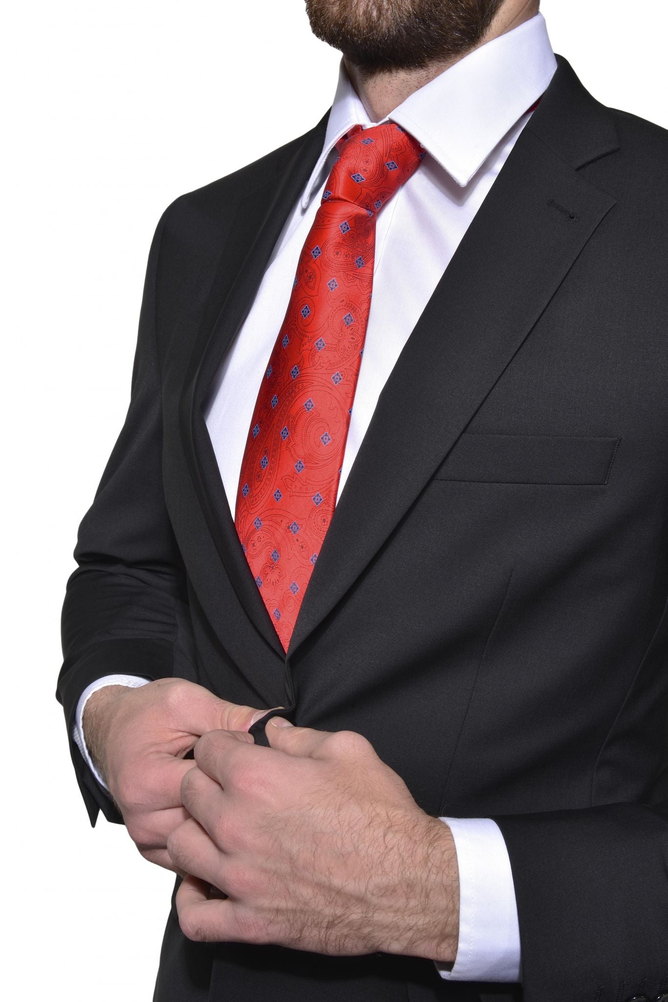 Černý Slim Fit oblek