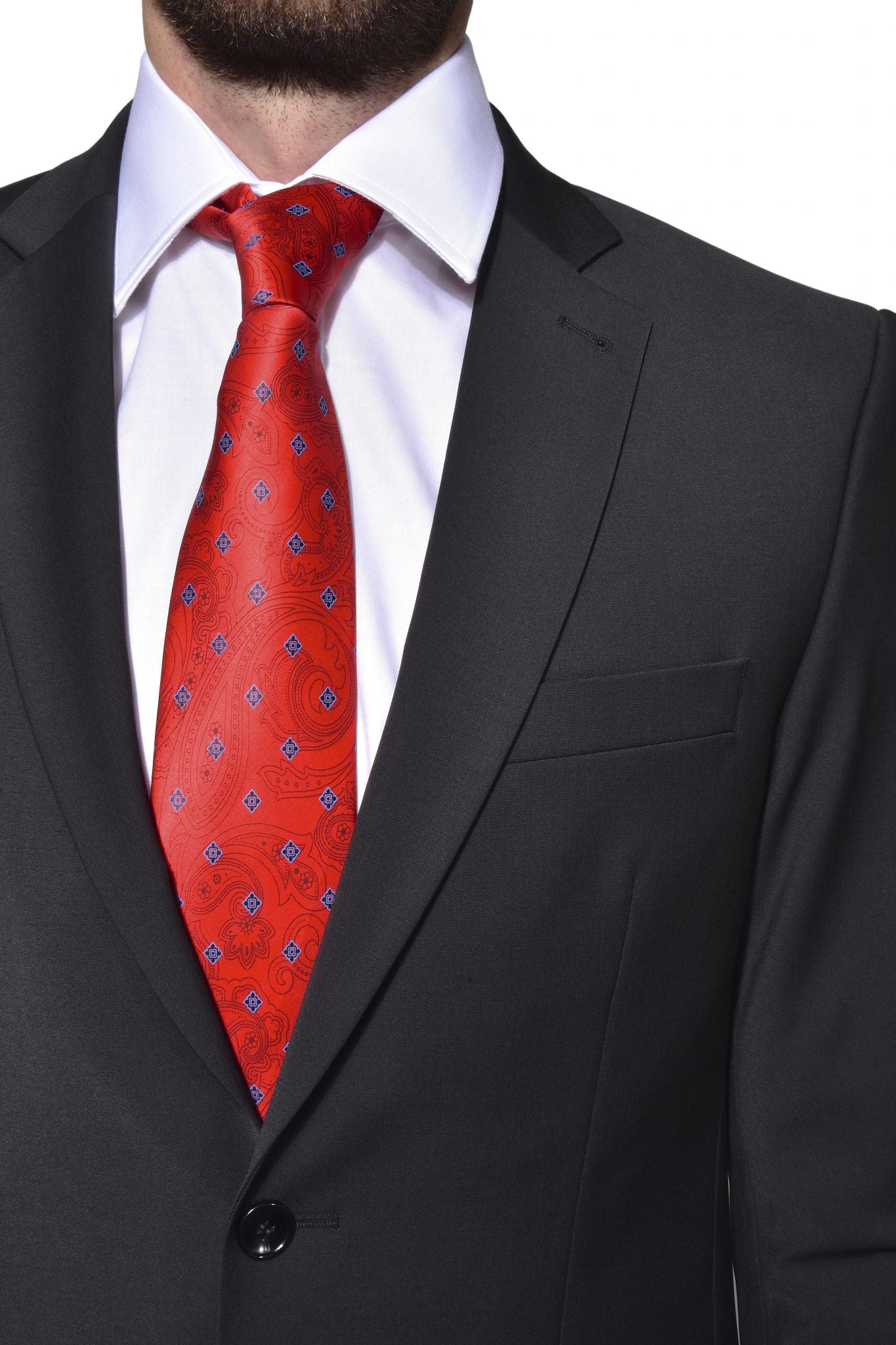 Černý Slim Fit oblek