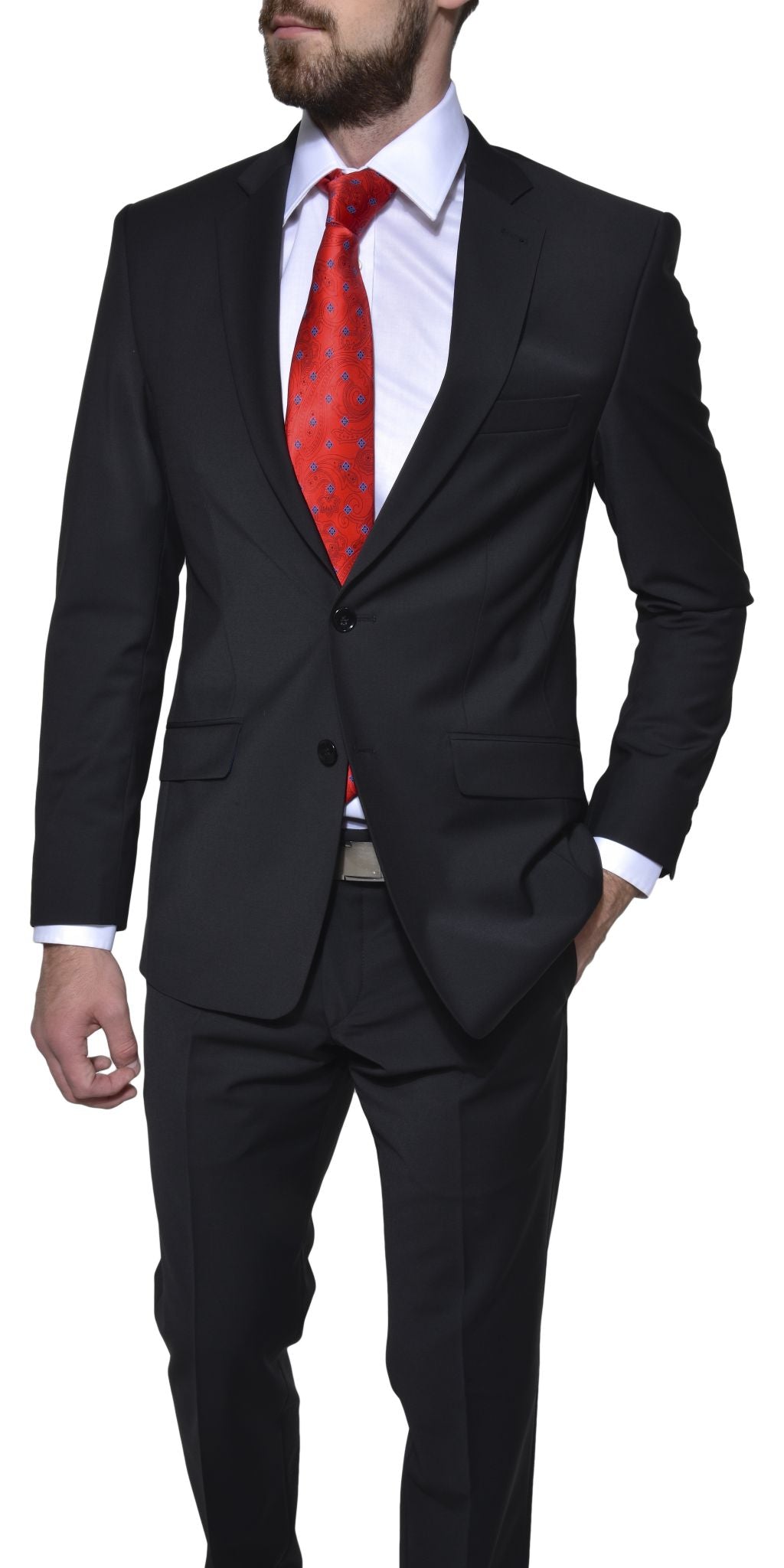 Černý Slim Fit oblek
