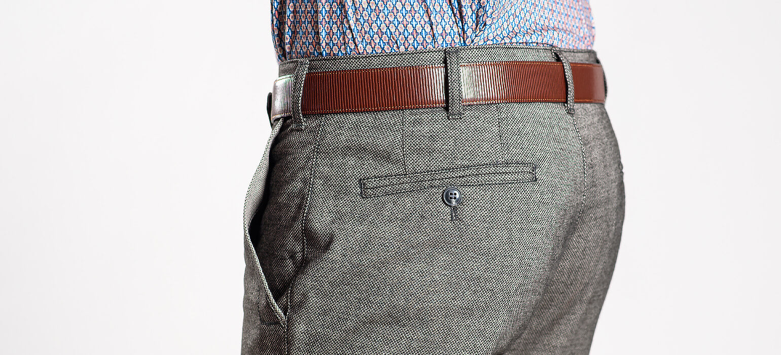 Hnedé voľnočasové nohavice