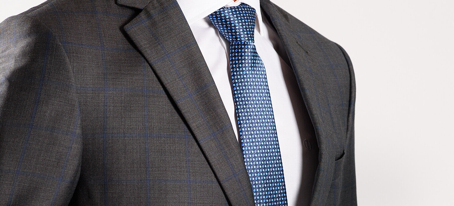 LIMITED EDITION Šedý vlnený oblek