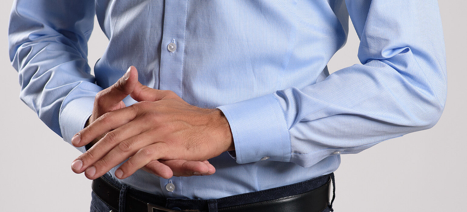 Modrá Extra Slim Fit košeľa