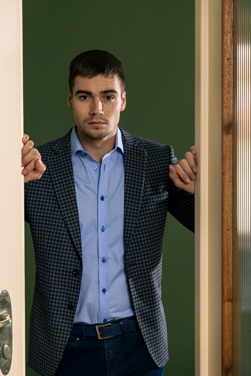 Modrá Slim Fit košeľa