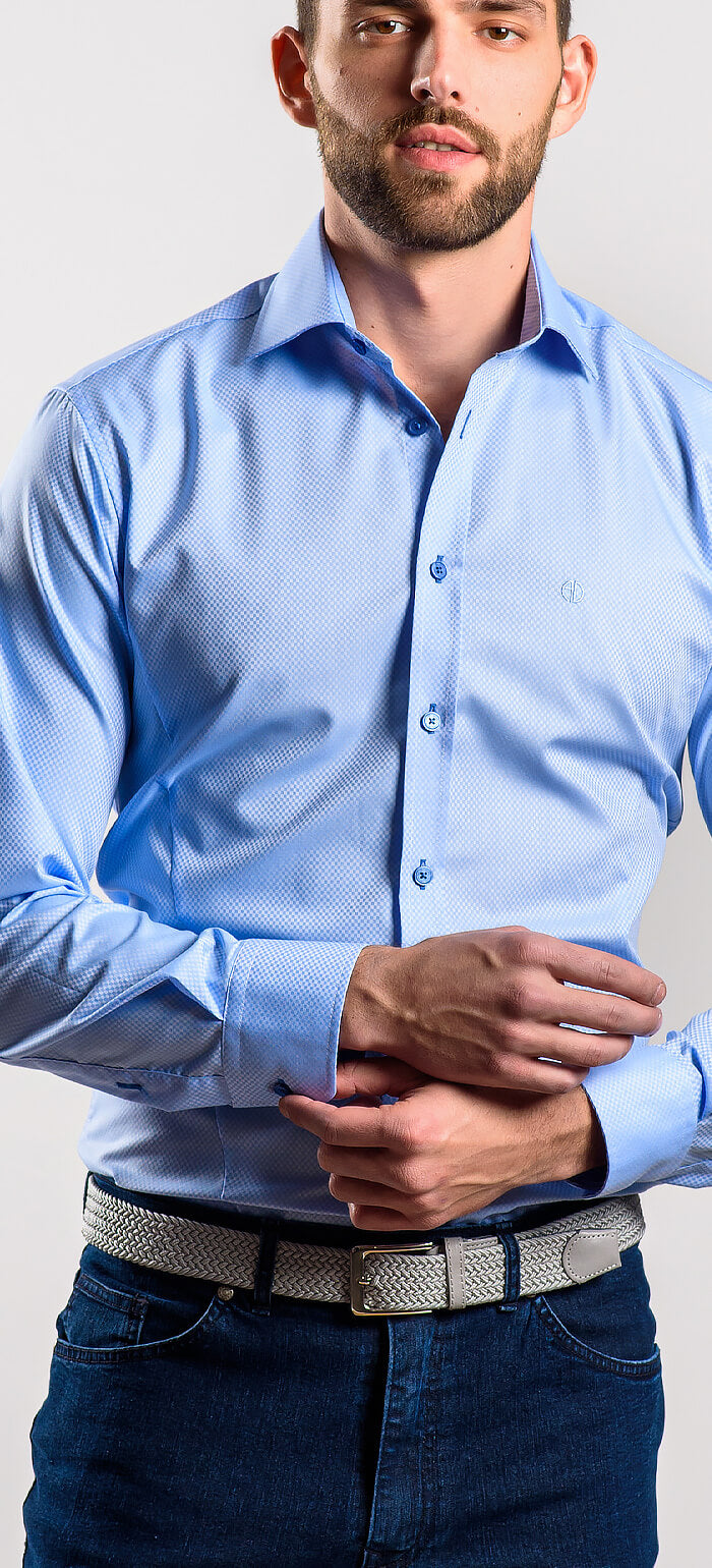 Modrá Slim Fit košeľa