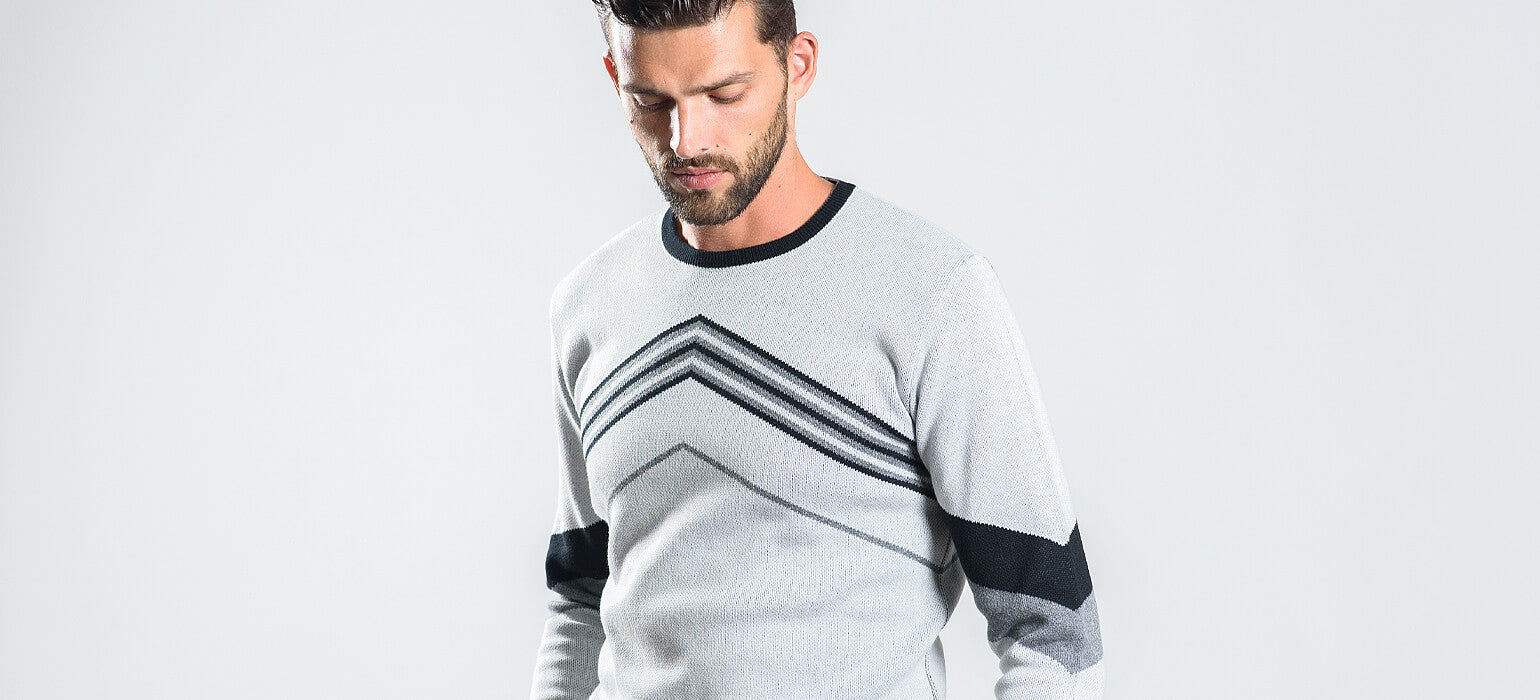 Šedý bavlnený pulóver