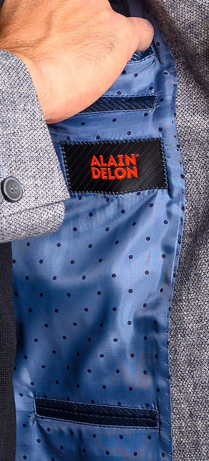 Šedé bavlněné sako