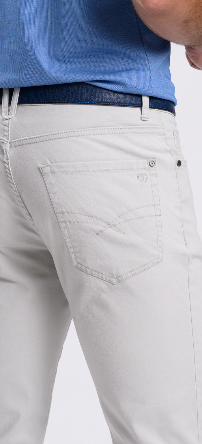 Šedé volnočasové kalhoty