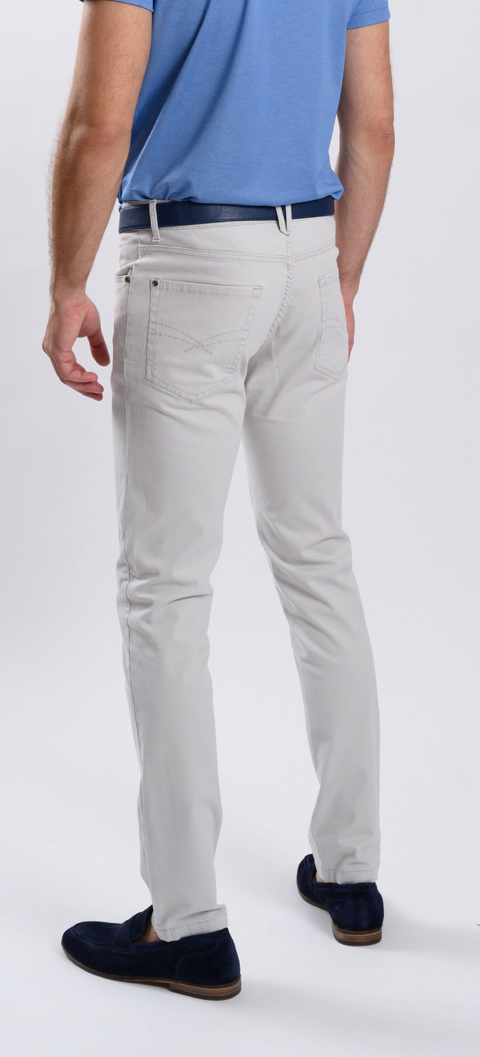 Šedé volnočasové kalhoty