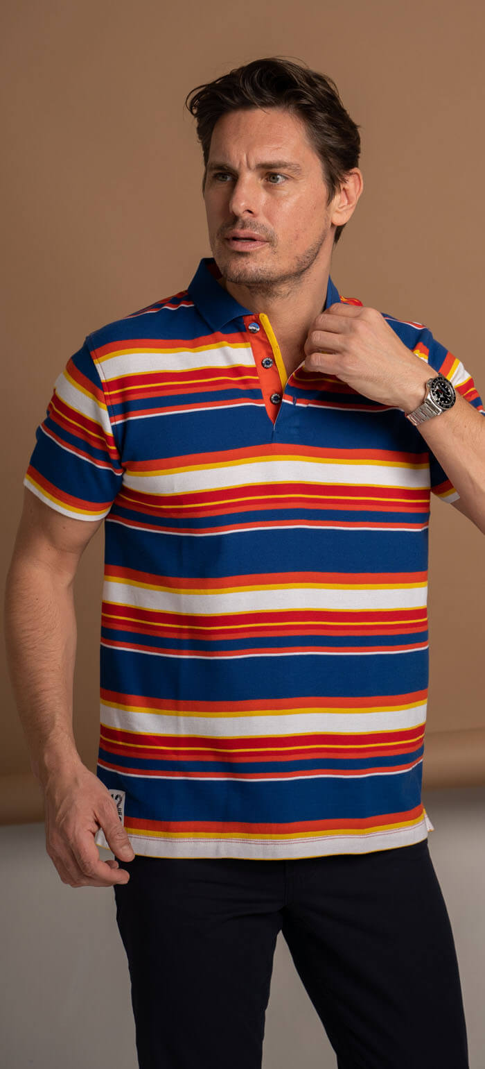 Športová bavlnená polokošeľa