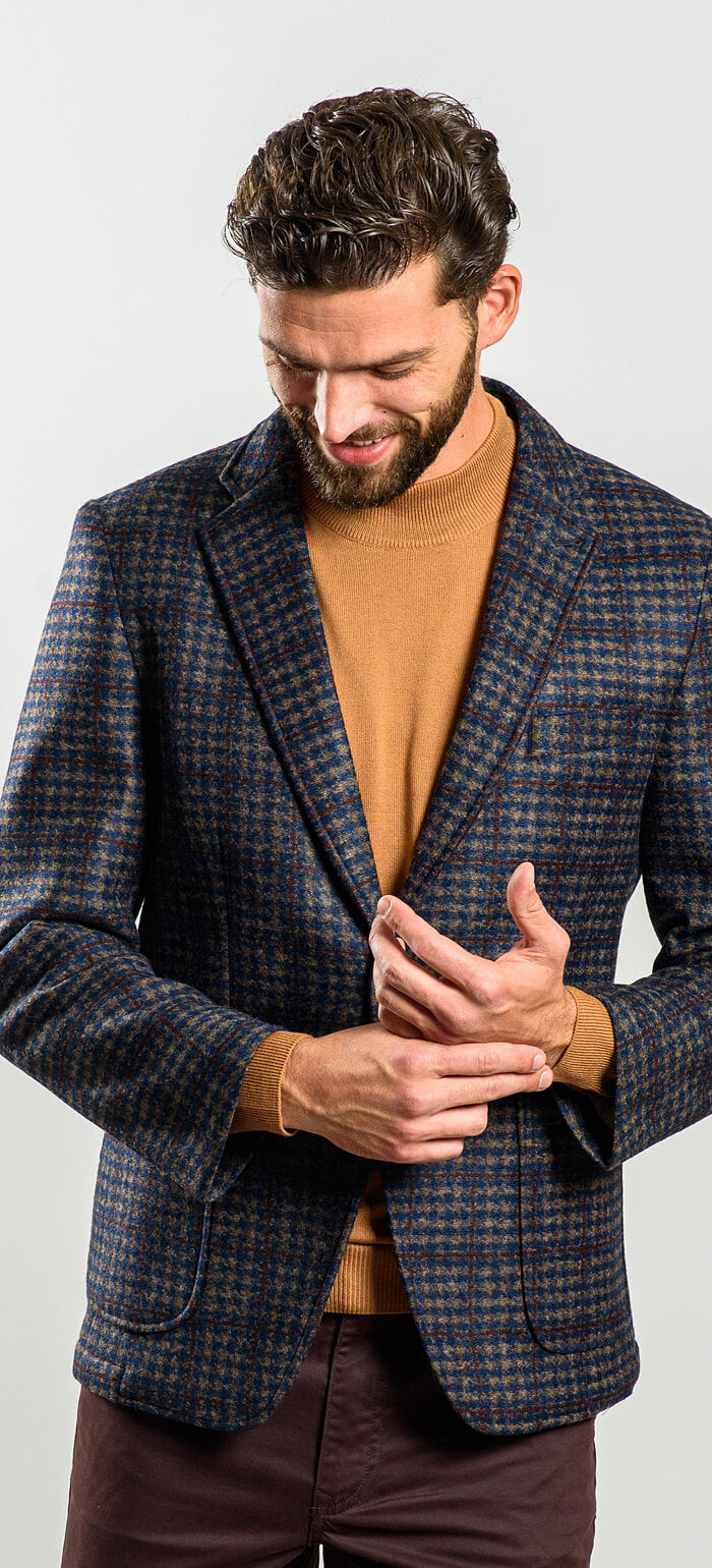 Strečové voľnočasové sako