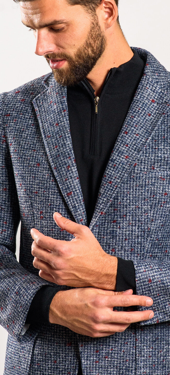 Strečové voľnočasové sako