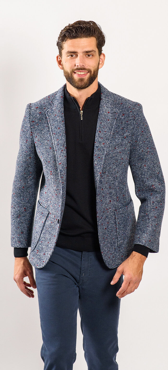 Strečové voľnočasové sako