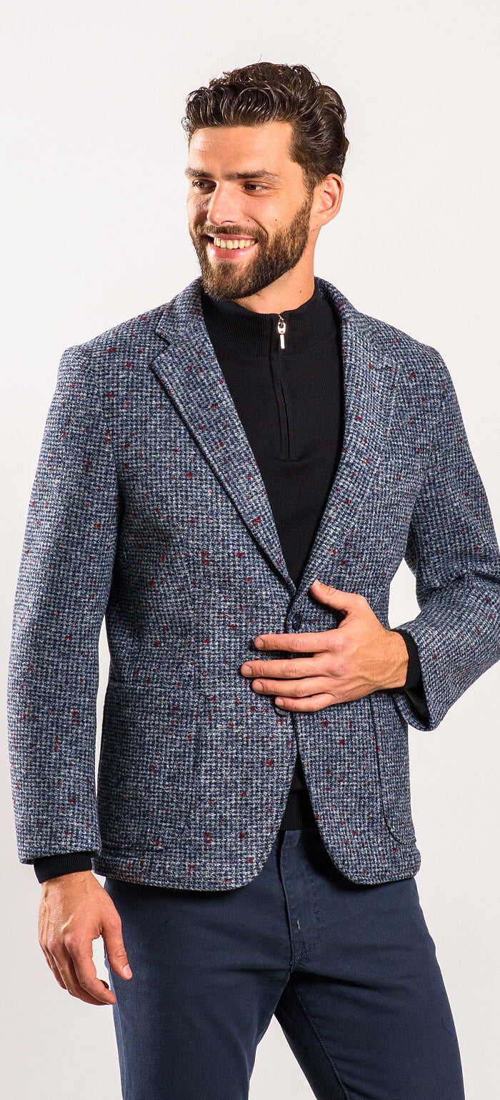 Strečové voľnočasové sako