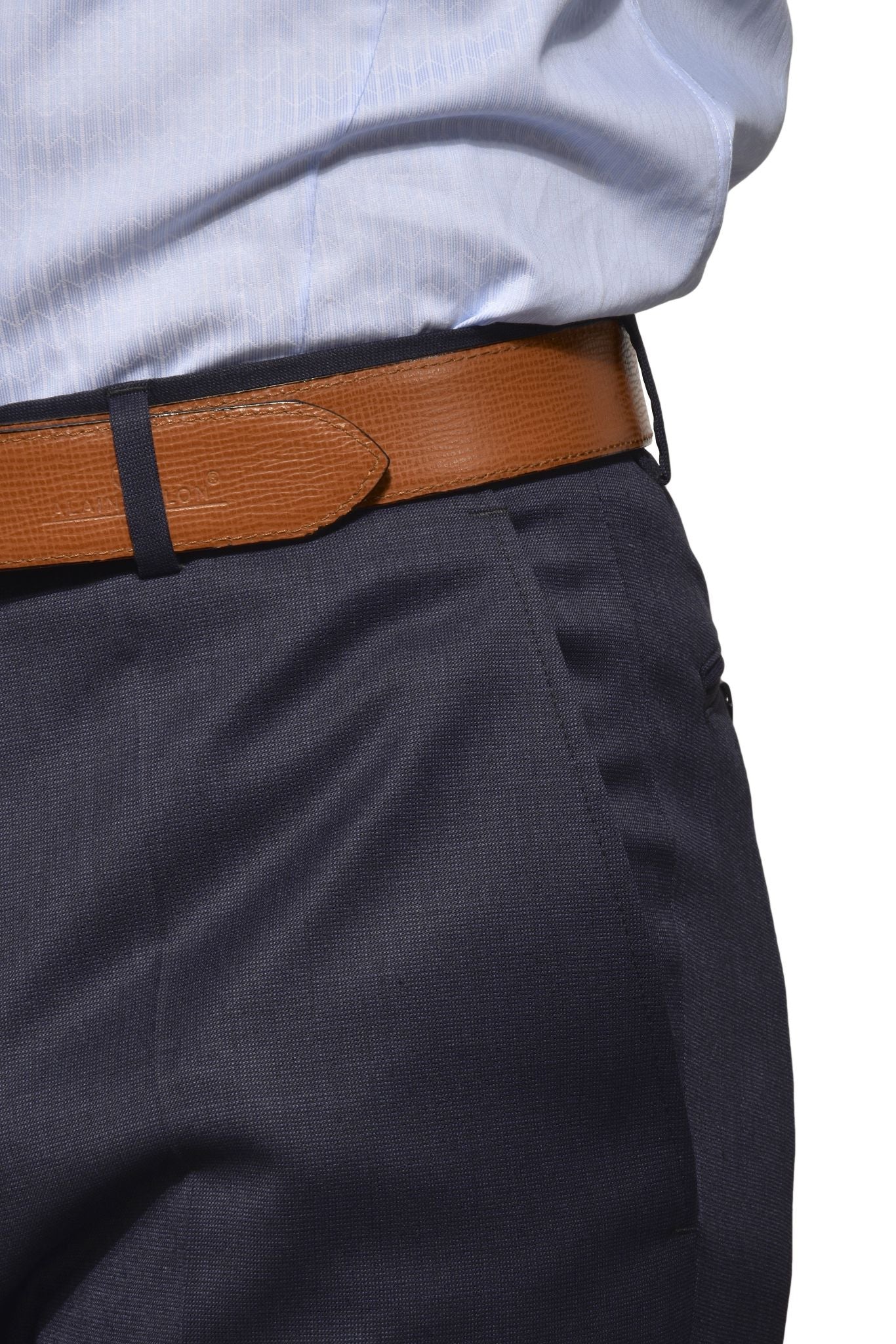 Tmavomodré Basic oblekové nohavice