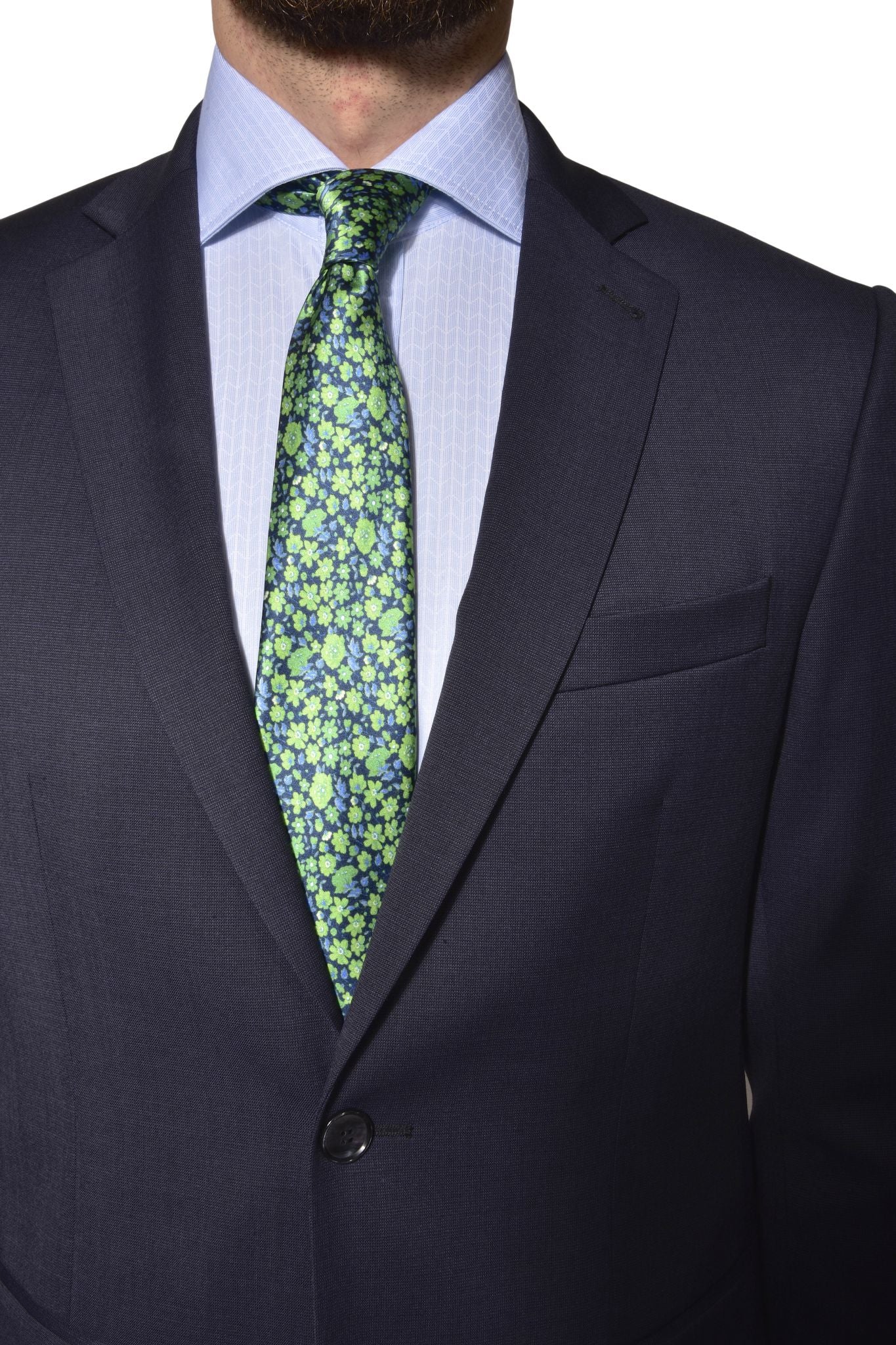 Tmavomodré Basic oblekové sako