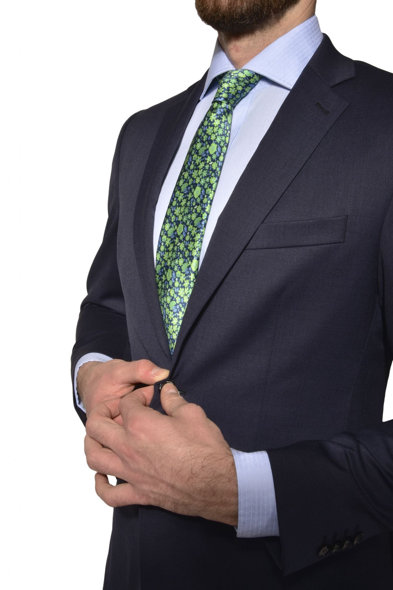 Tmavomodré Basic oblekové sako