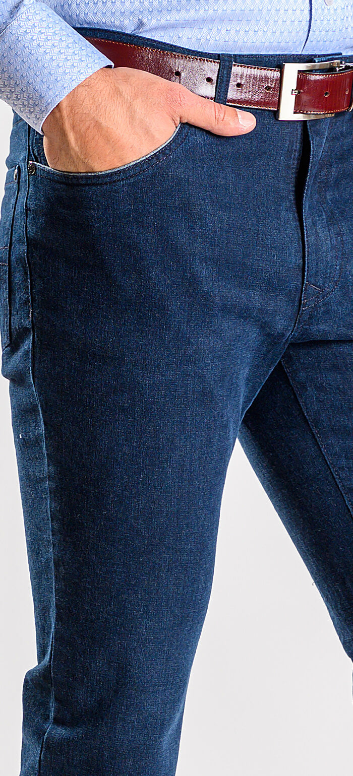 Tmavě modré džíny