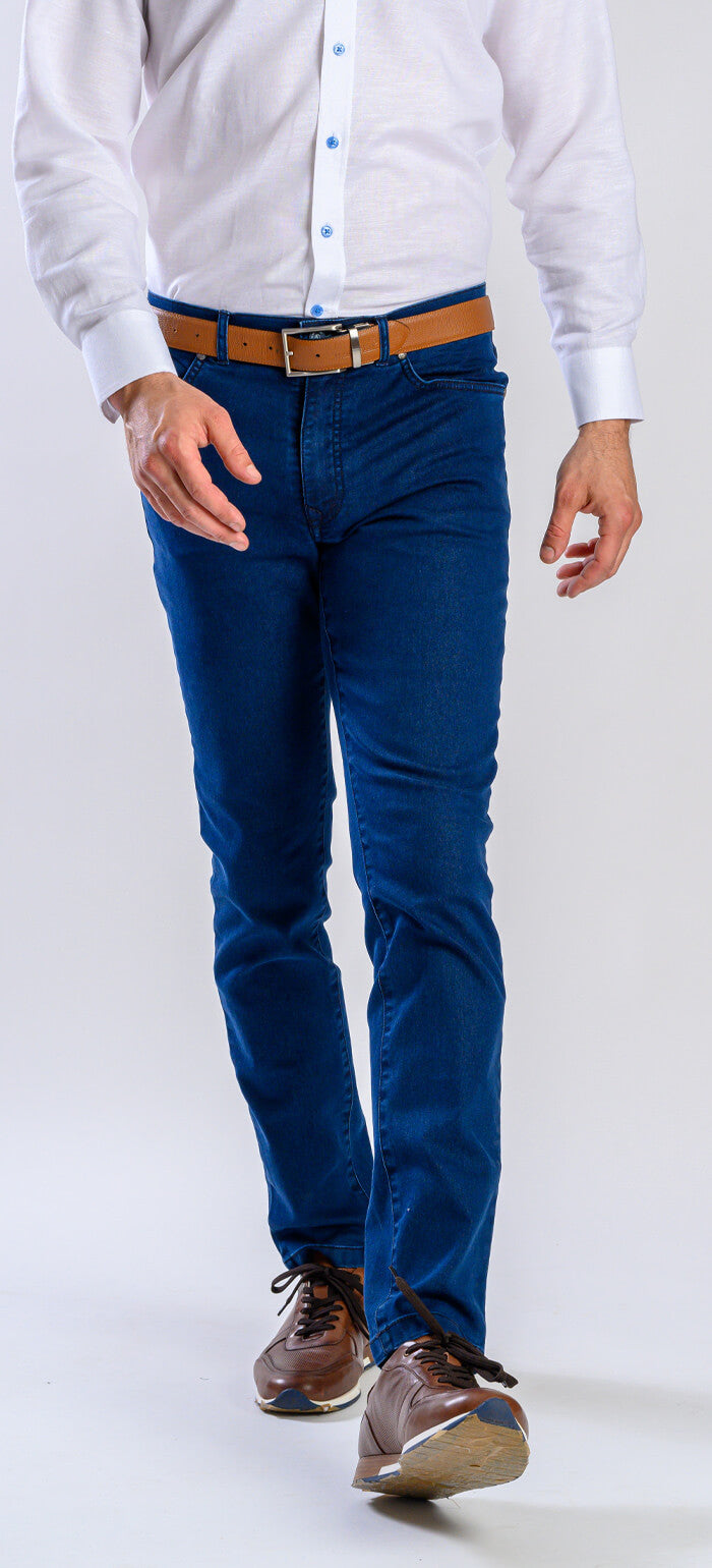 Tmavě modré džíny