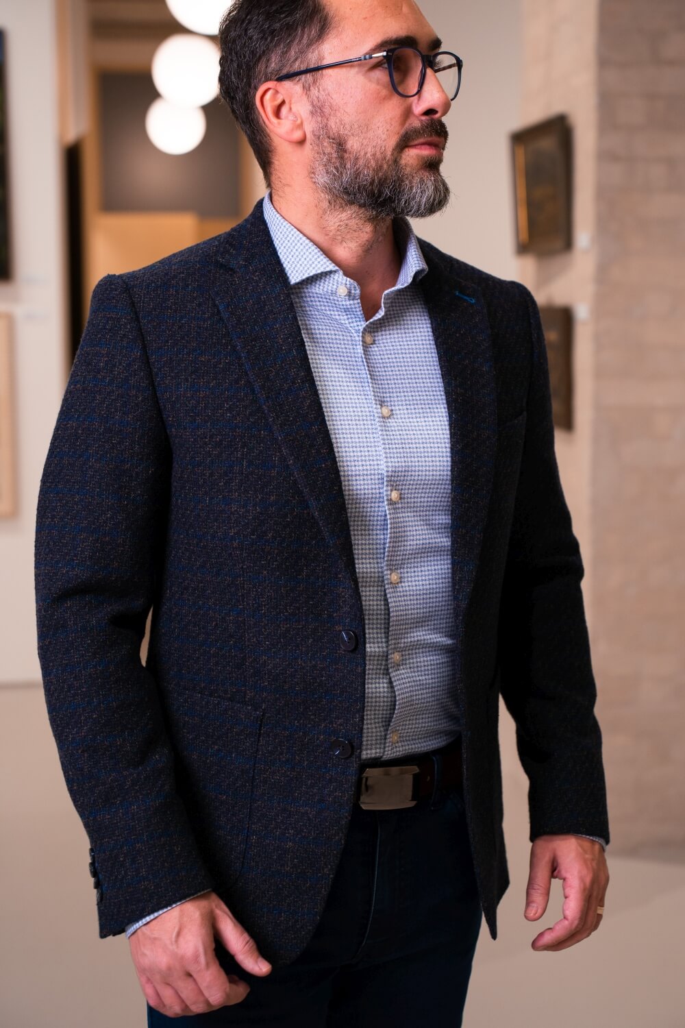 Tmavomodré džínsy