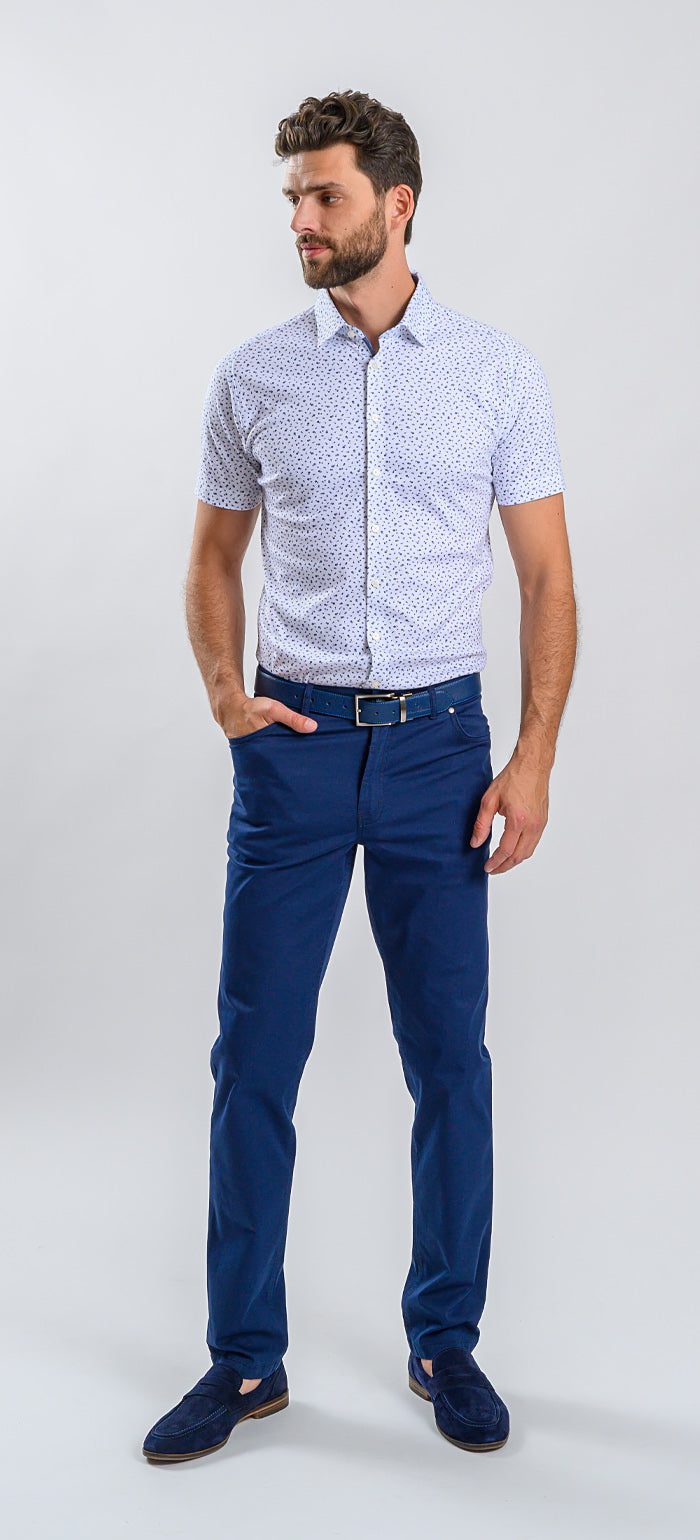 Tmavě modré džíny