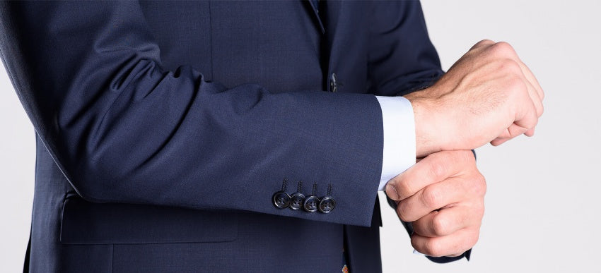 Tmavě modré oblekové sako řady Basic XL velikosti