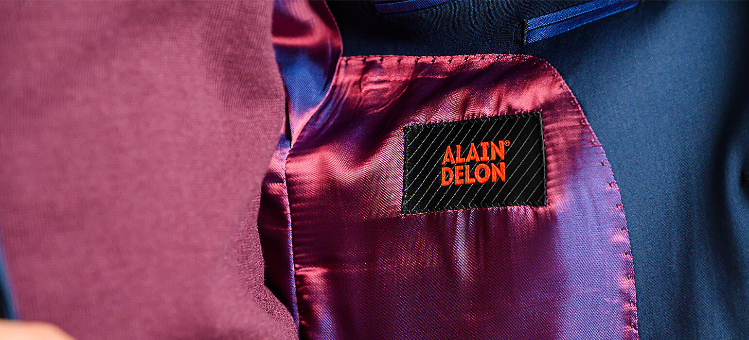 Tmavě modrý Slim Fit oblek