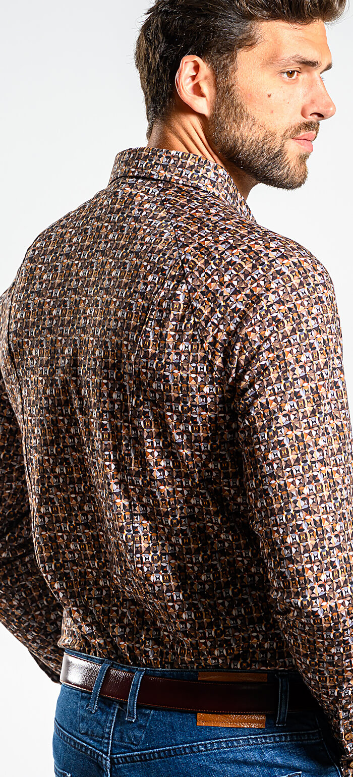 Výrazná strečová Extra Slim Fit košeľa s nekrčivou úpravou