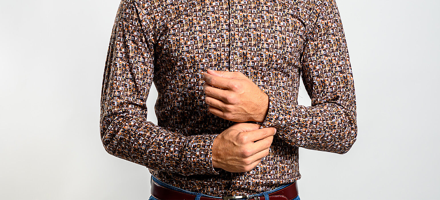 Výrazná strečová Extra Slim Fit košeľa s nekrčivou úpravou