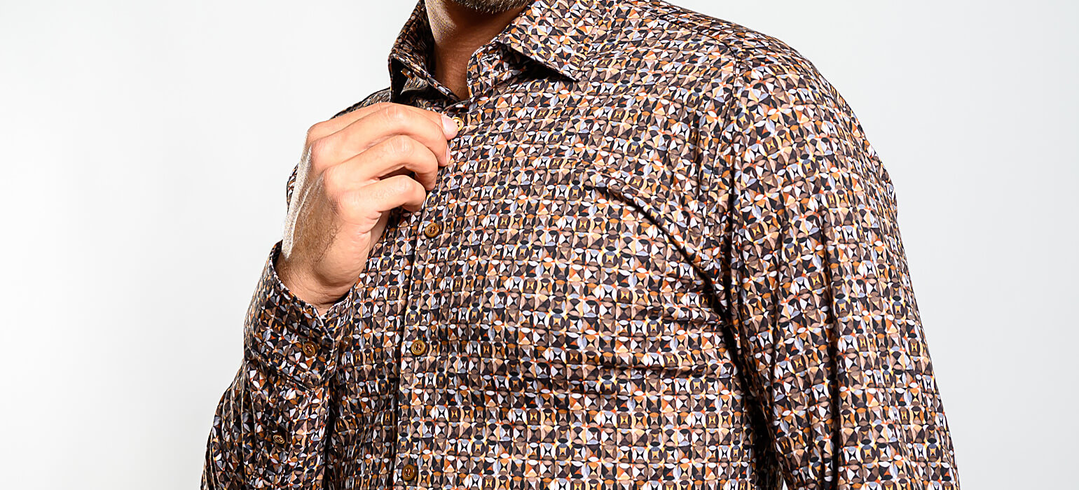 Výrazná strečová Extra Slim Fit košeľa s nekrčivou úpravou