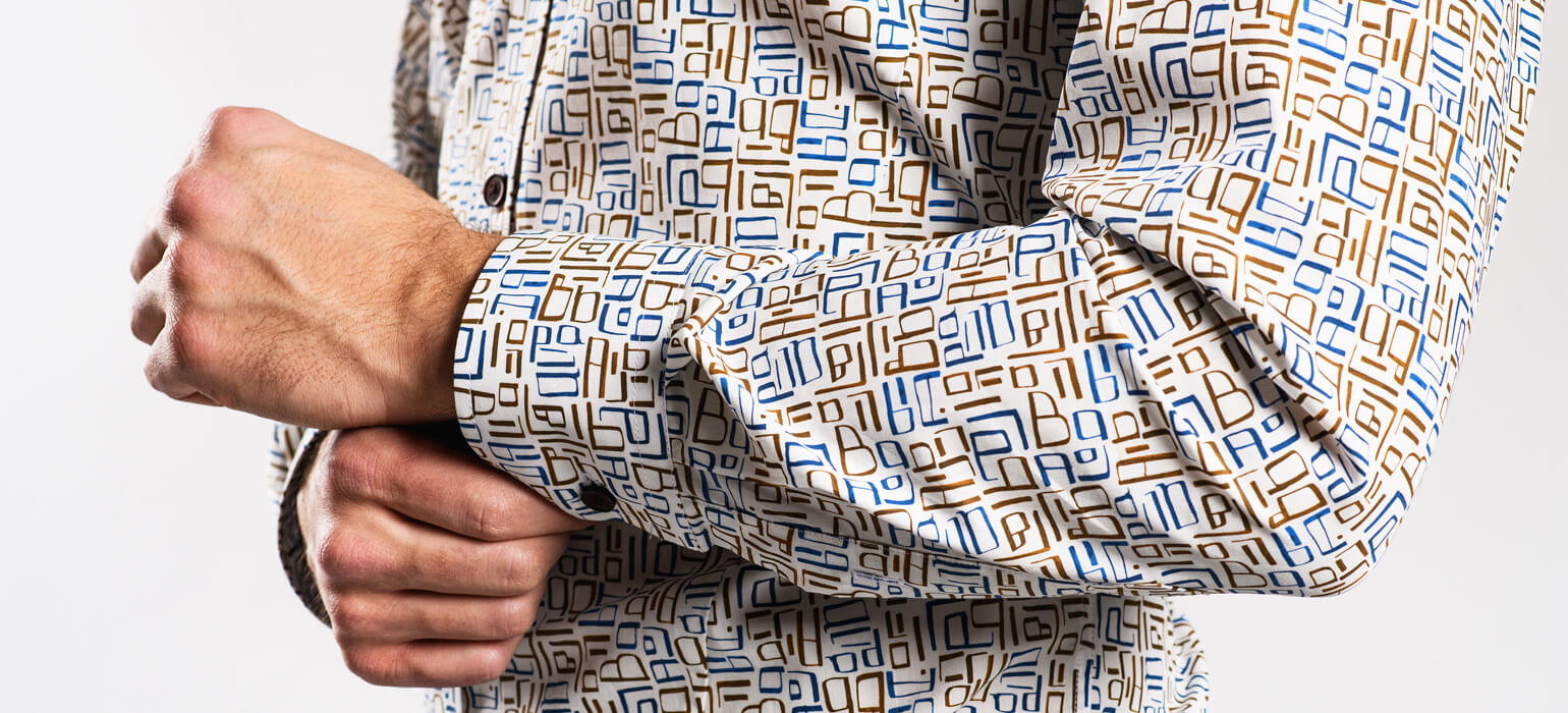 Výrazná voľnočasová Slim Fit košeľa