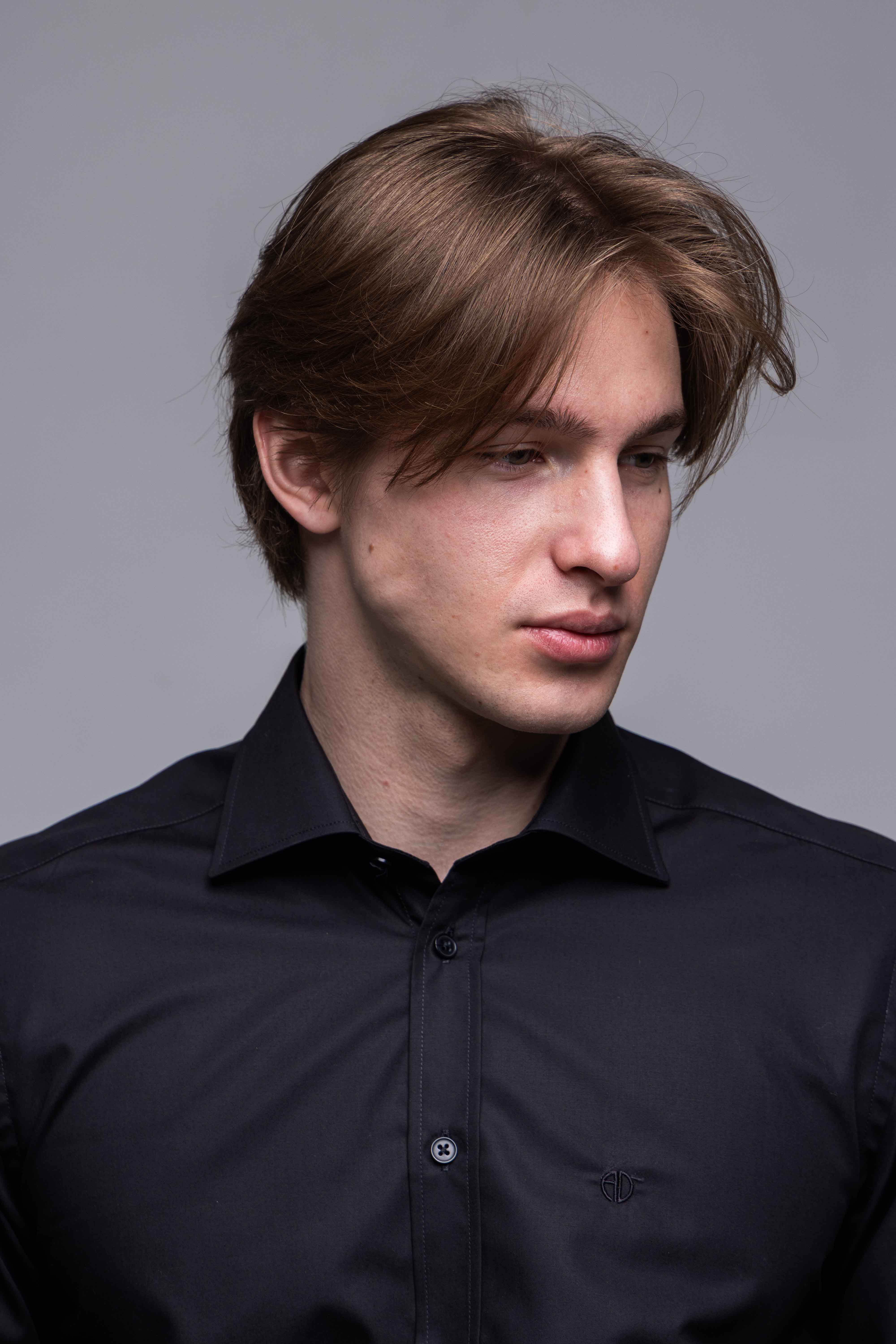 Čierna Slim Fit košeľa