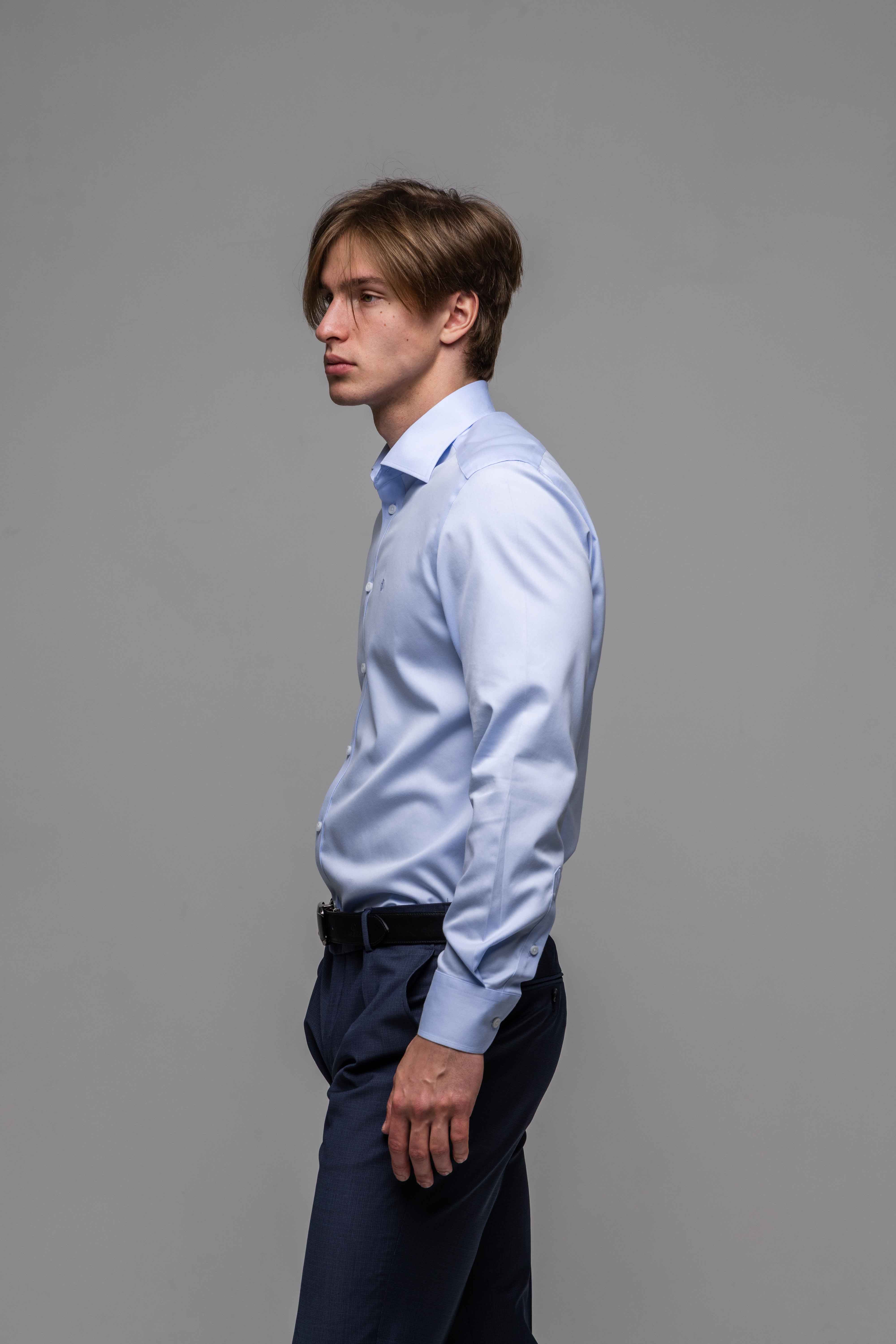 Modrá Extra Slim Fit košeľa