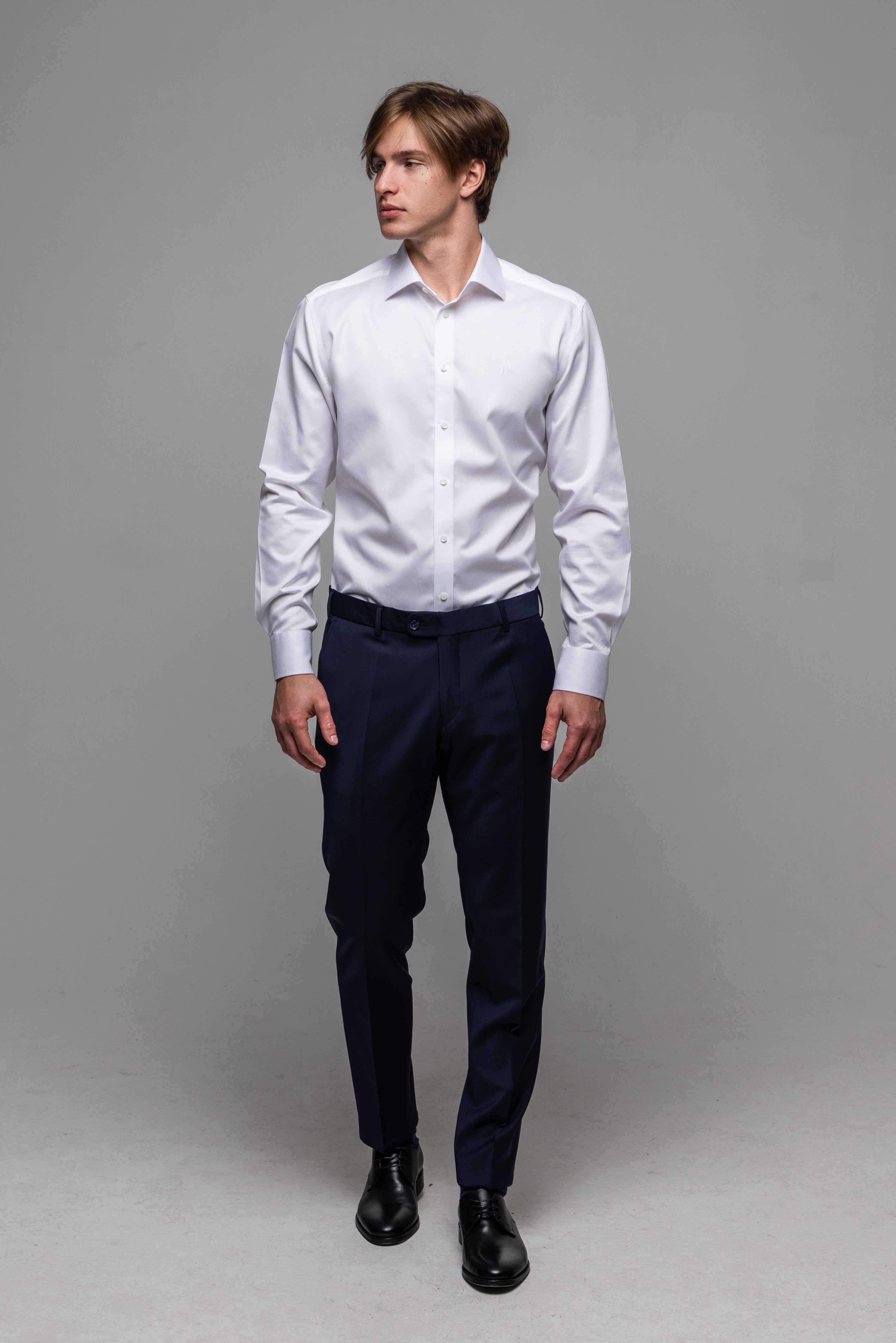 Biela Extra Slim Fit košeľa