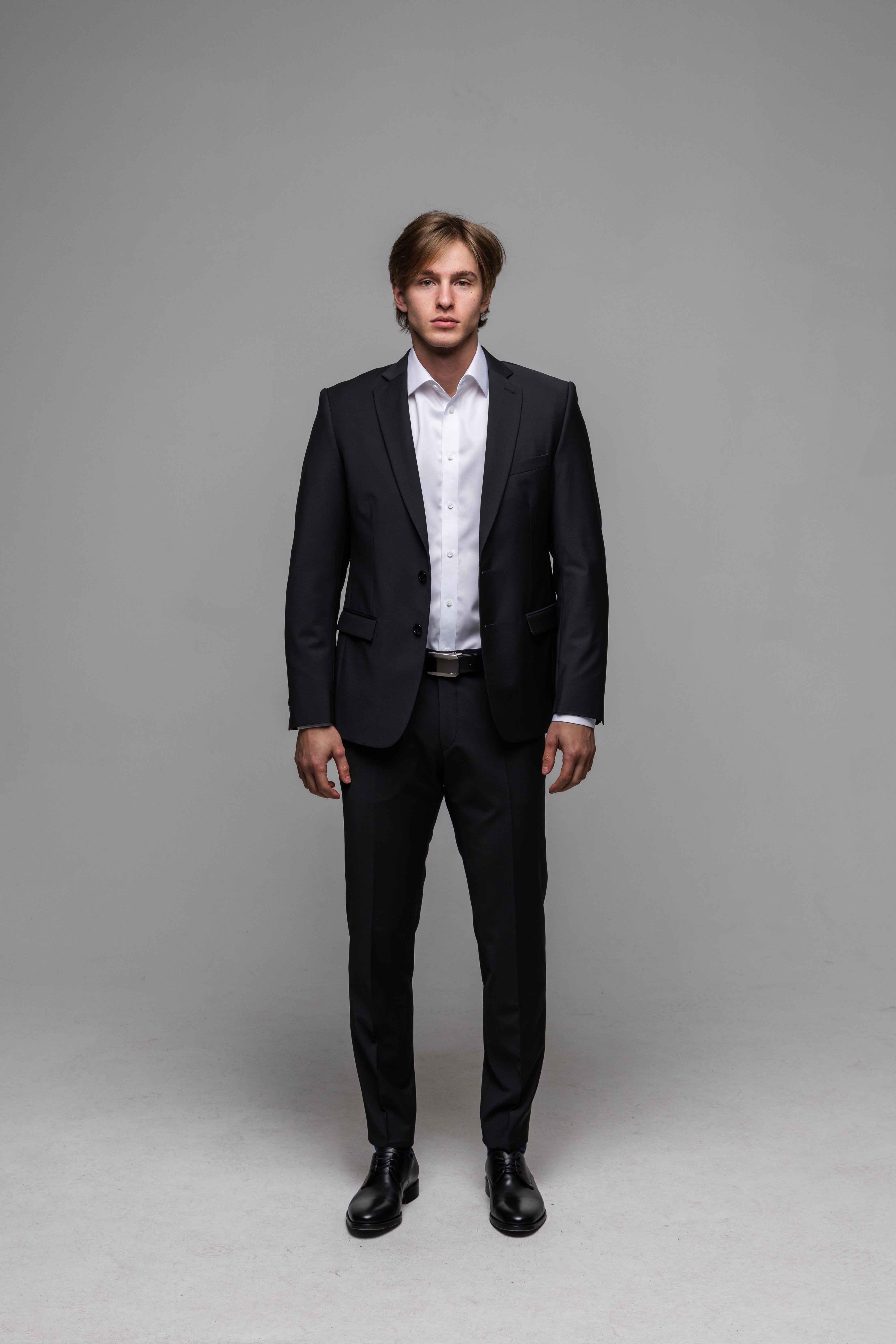 Černé Basic oblekové sako