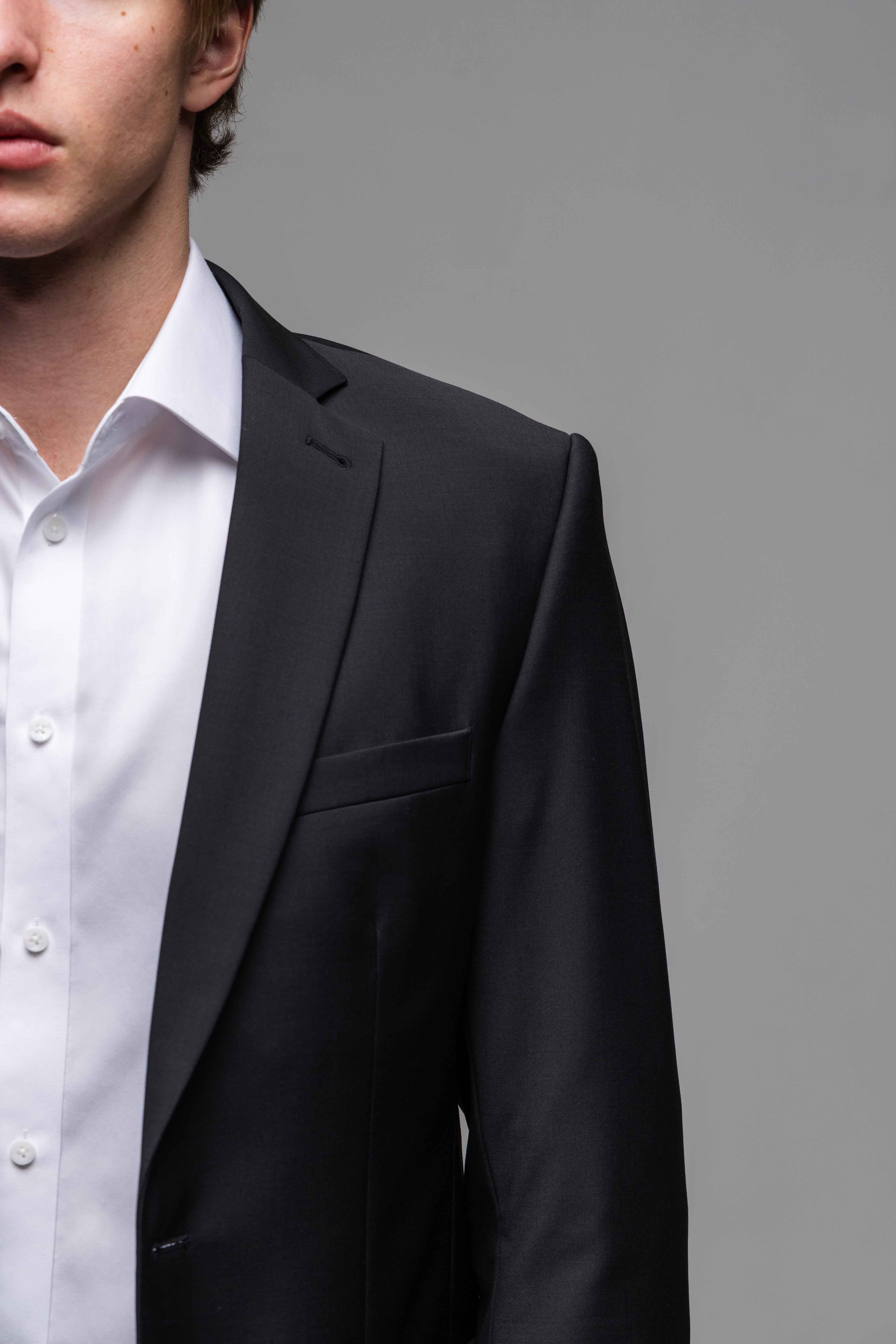 Černé Basic oblekové sako