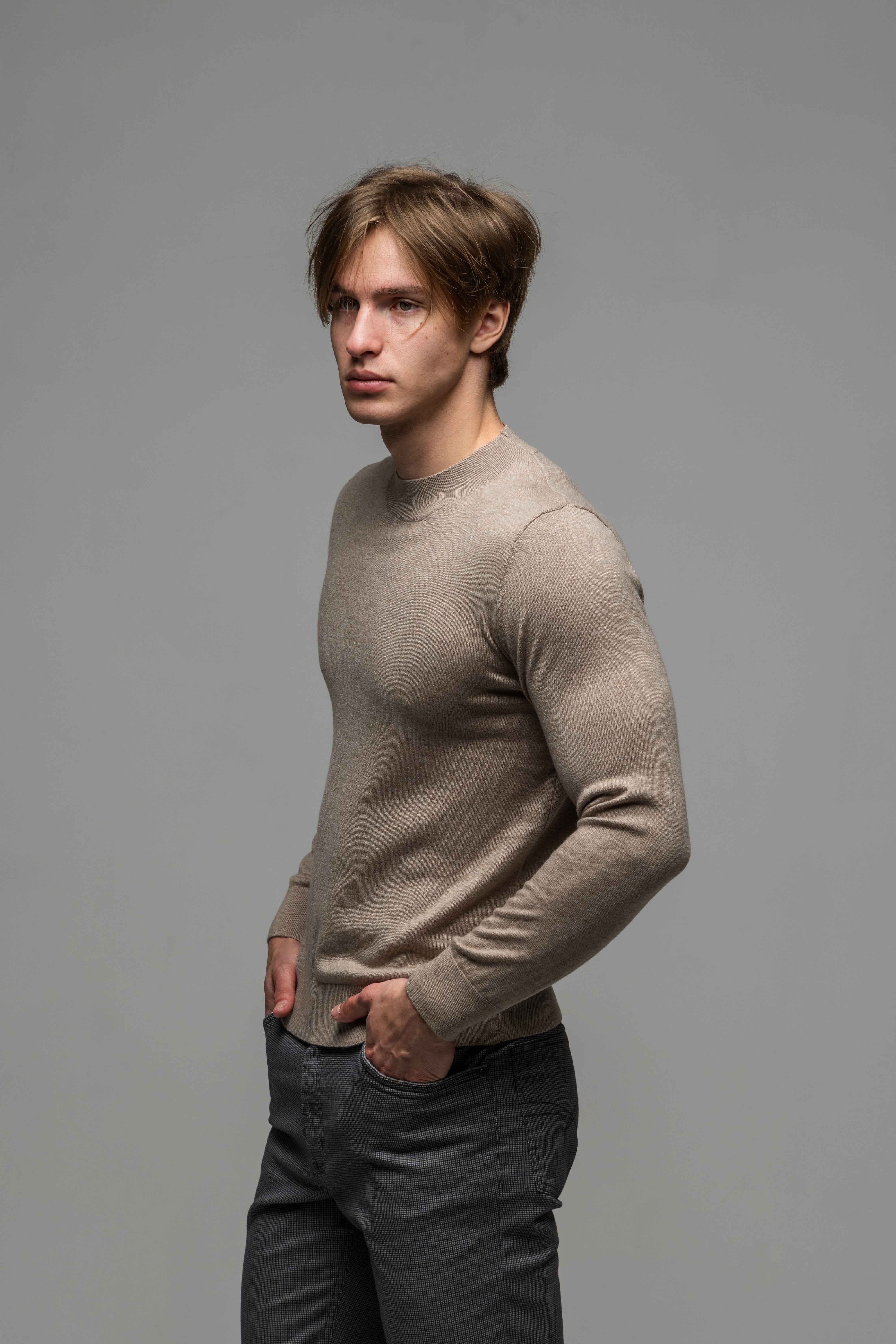 Béžový polorolák