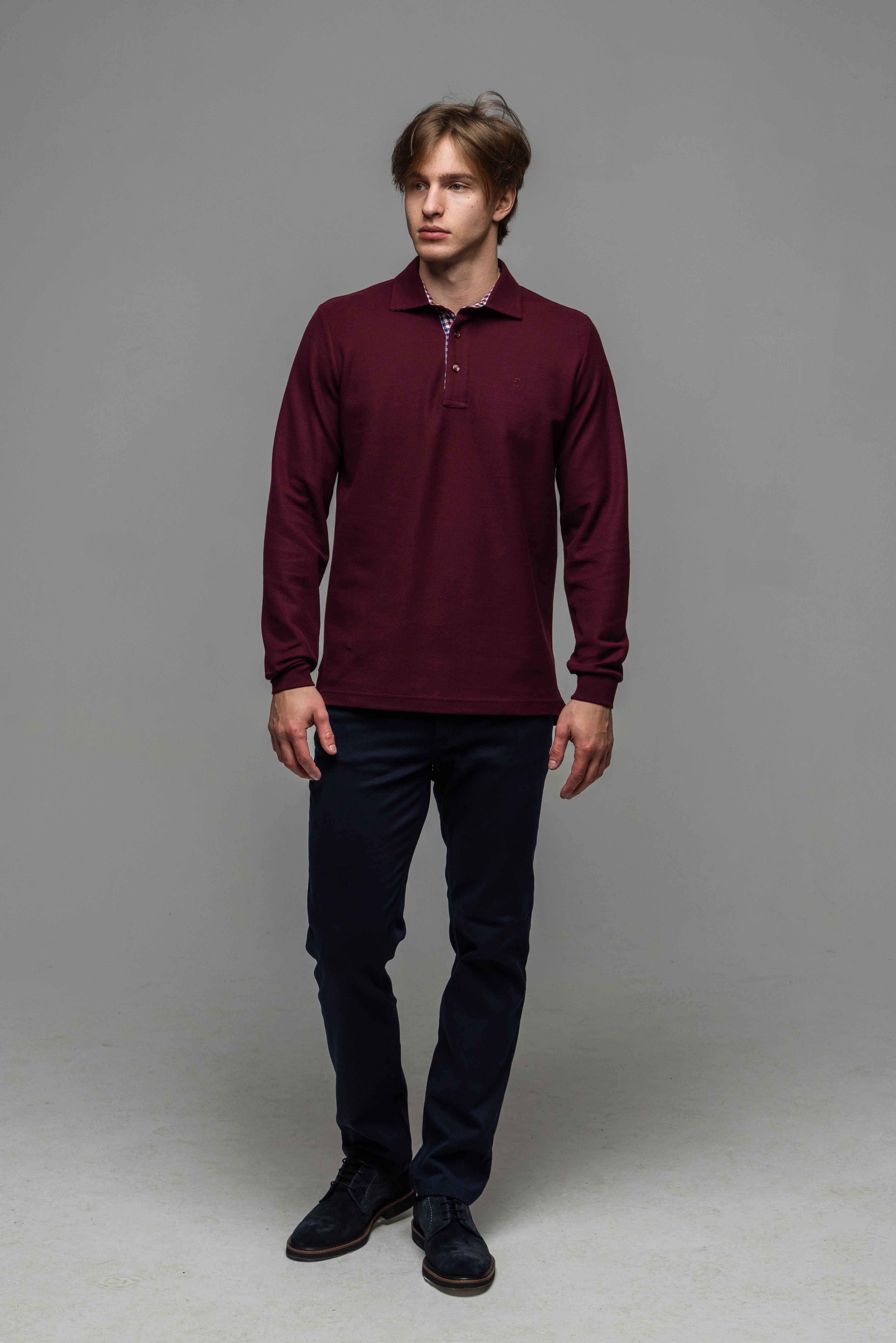 Tmavomodré voľnočasové nohavice