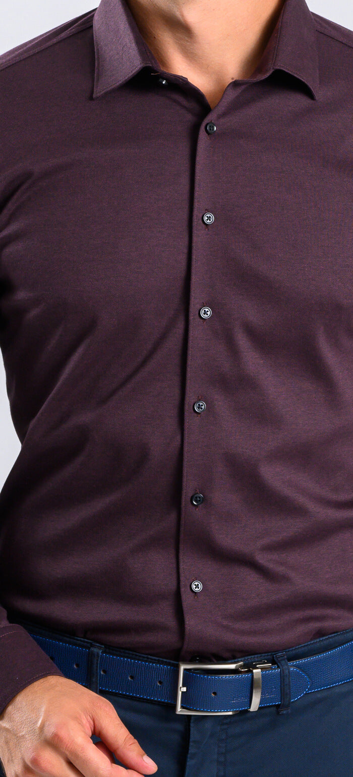 Lileková strečová Extra Slim Fit košile s nemačkavou úpravou