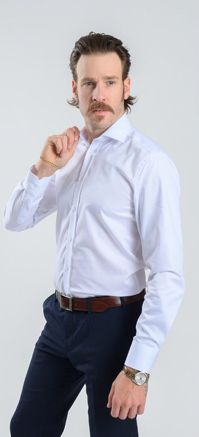 Bílá Extra Slim Fit košile