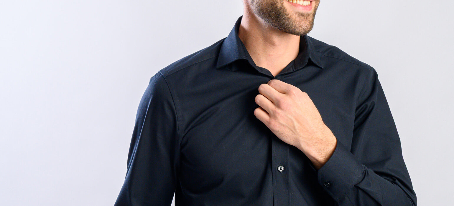Černá Extra Slim Fit košile